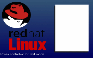 RedHat boot logo (c)RedHat Inc.