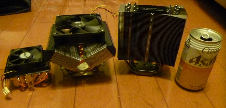 CPU coolers: Phenom II retail, KAMA CROSS and TRue Black