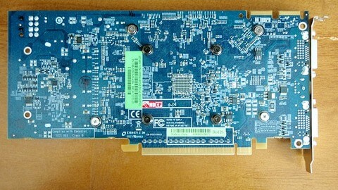 back side of RADEON HD3850